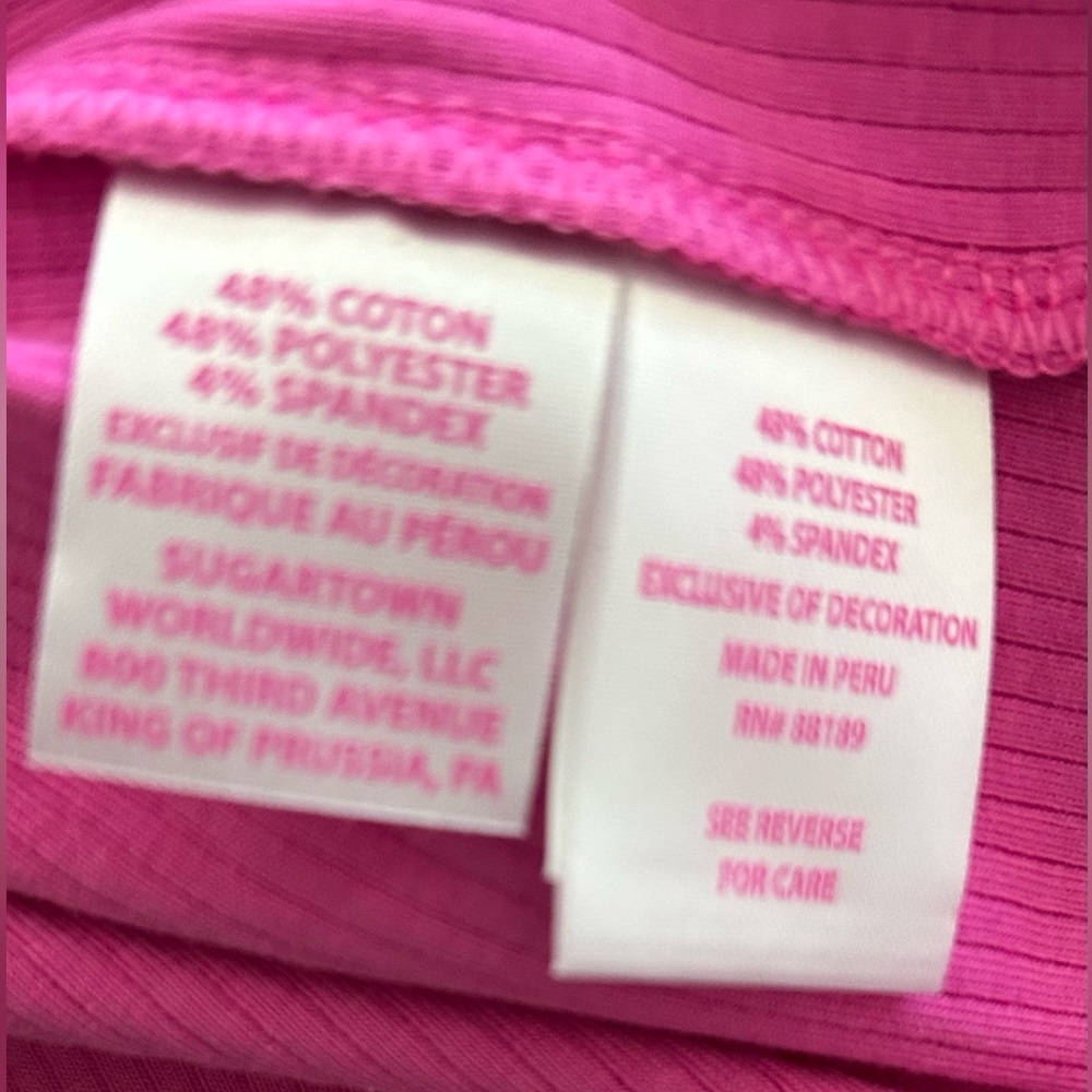 NWT GORGEOUS Lilly Pulitzer Beaty Pink Square Neck Sweater, CURRENT STYLE - Picture 15 of 15